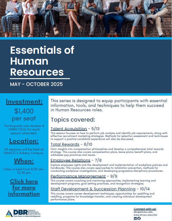 IMAGE OF ESSENTIALS OF HUMAN RESOURCES FLYER